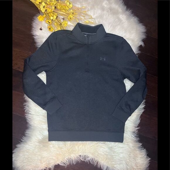 Under Armour grey coldgear 1/4 zip pullover sz Small - Picture 1 of 5